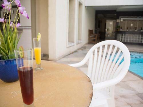 varanda do Mariano Palace Hotel