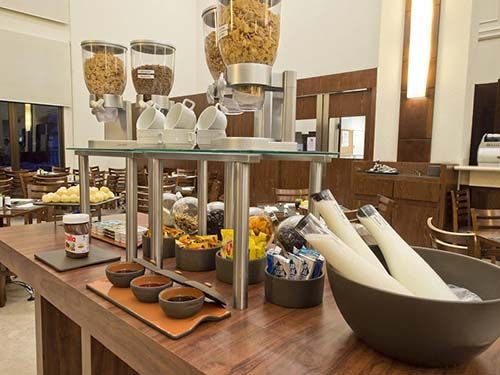 café da manhã da Meliá Campinas