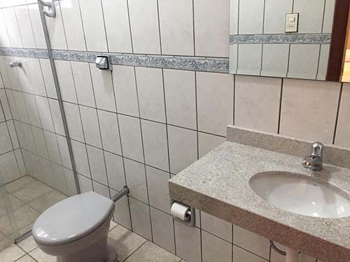 banheiro do Hotel Taquaral