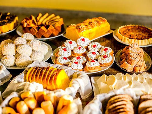 Refeição da pousada eclipse