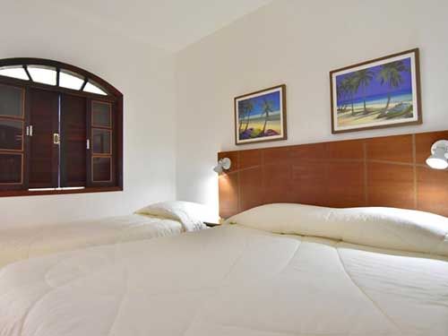 quarto da Pousada Porto Praia
