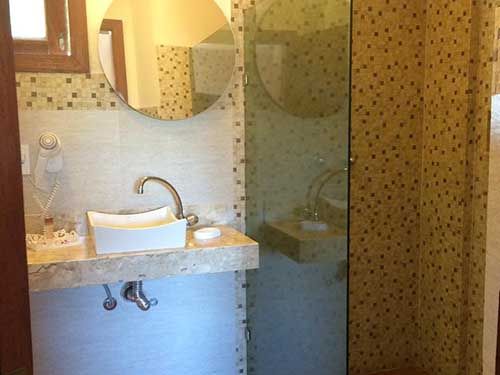 banheiro da Pousada Caminho do Sol