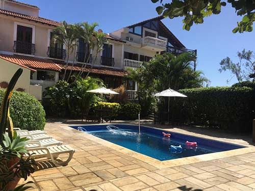 piscina da Pousada Caminho do Sol