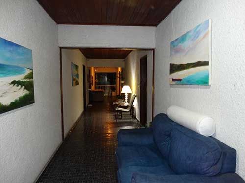 corredor do Hotel da Canoa