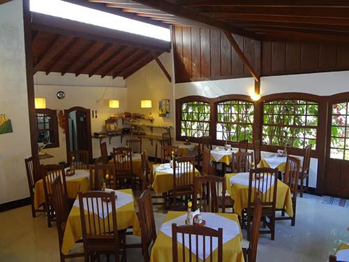 Restaurante da pousada Doce Paraty