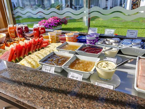 Comida do hotel Sete Ilhas