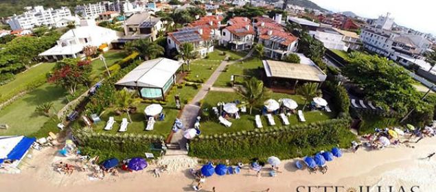 Fachada do hotel Sete Ilhas