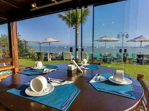 Mesa do hotel Sete Ilhas