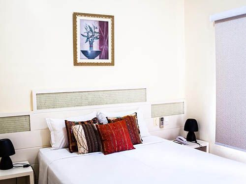 Quarto do Hotel Fita Azul