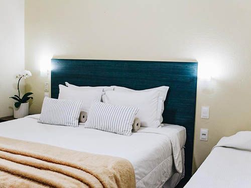 Cama Hotel Fita Azul
