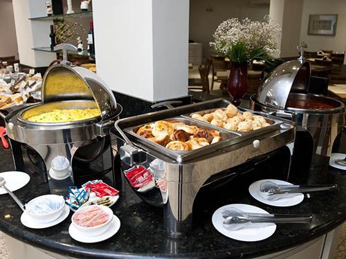 café da manhã do Hotel Marimar The Place