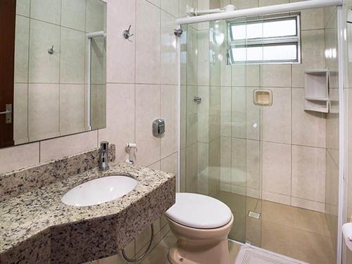 banheiro do Hotel Rosenbrock