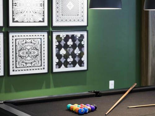 sala de jogos do Hotel Rosenbrock