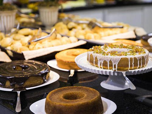 café da manhã do Hotel Rosenbrock