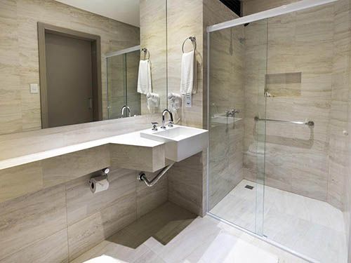 Banheiro do Hotel Plaza Camboriú