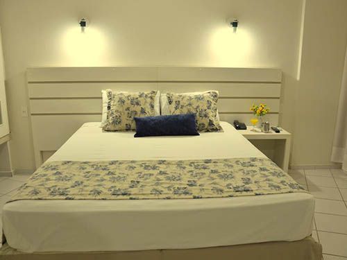 cama do Tower Franca Hotel