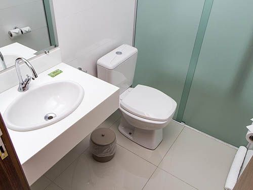 Banheiro do JP Palace Hotel