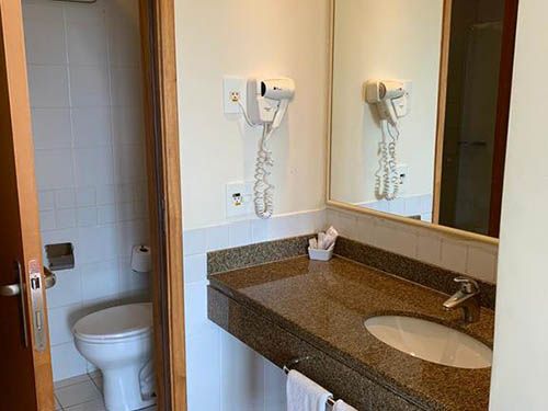 Banheiro do Comfort Franca