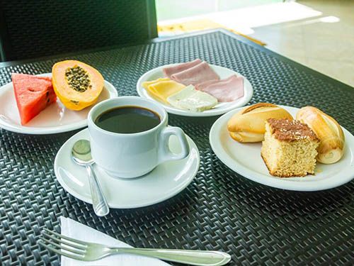 Café da manhã da Pousada Laguna Hotel