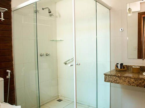 chuveiro da Pousada Brasil Nativo