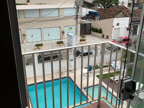 varanda da Pousada Marissol