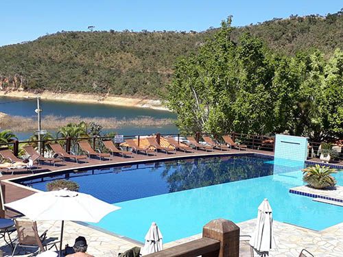 piscina da Pousada do Rio Turvo