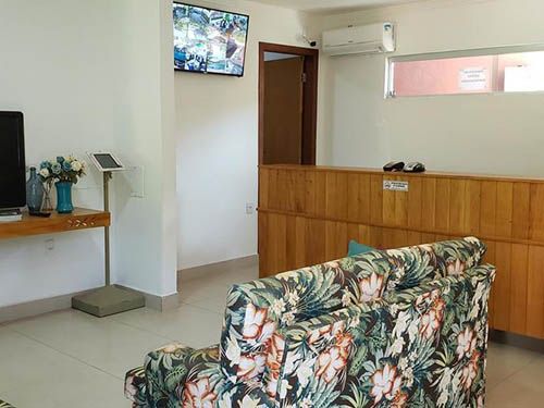 portaria da Pousada do Rio Turvo