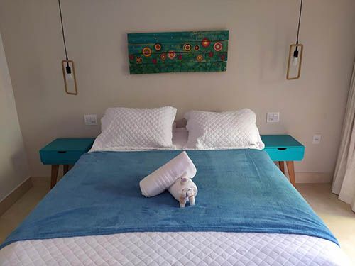 quarto da Pousada Quintal da Lua