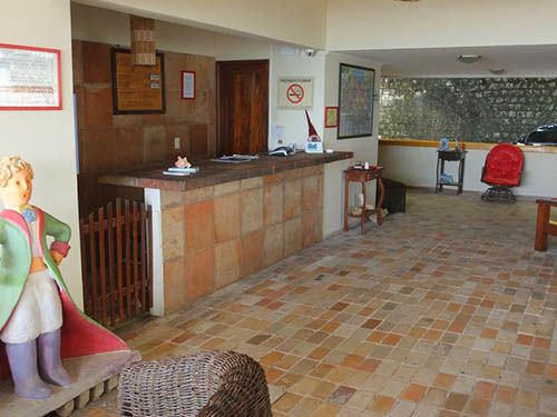 Recepção do hotel