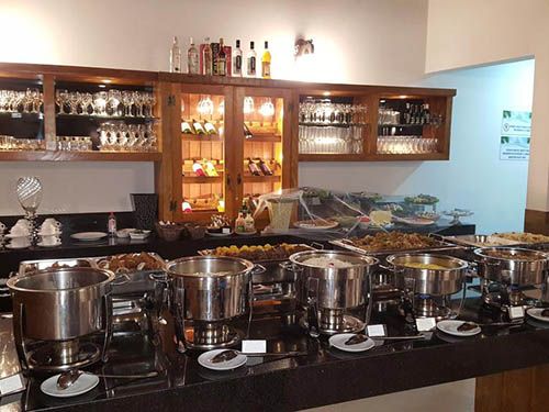 Cozinha do Escarpas resort