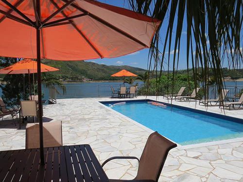 piscina da Pousada Mar de Minas