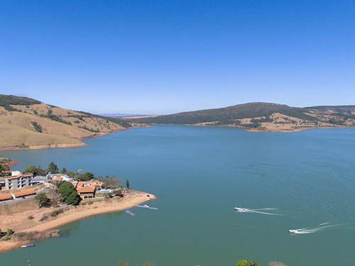 vista da Pousada Mar de Minas