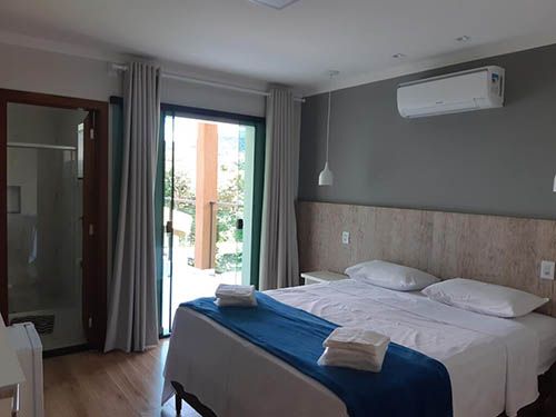 quarto da Pousada Vale do Chapéu