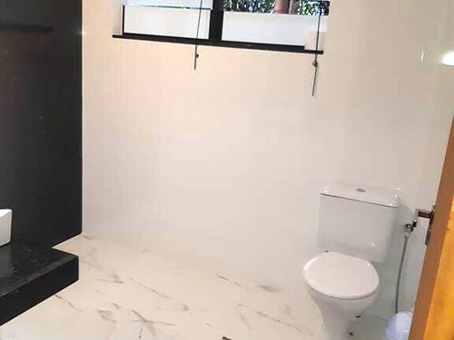 banheiro da Pousada Vale do Chapéu