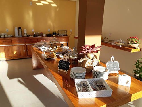 café da manhã da Pousada Vale do Chapéu