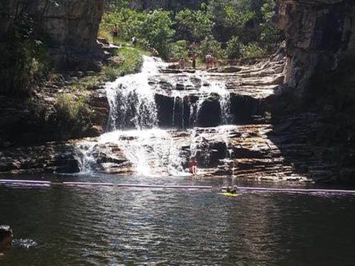 cachoeira da Pousada Vale do Chapéu