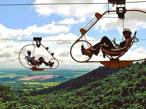 Atividade de aventura no Hotel Pousada Natural