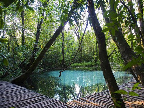 Lagoa no Hotel Fazenda Areia que Canta