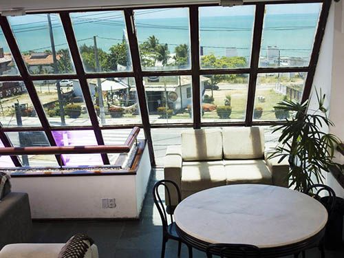 Sofá do hotel Ponta Negra