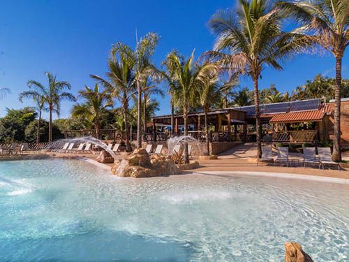 Piscina da Pousada Estalagem de Brotas