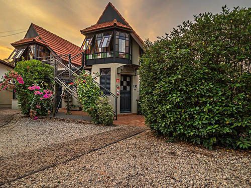 Jardim da Pousada Estalagem de Brotas