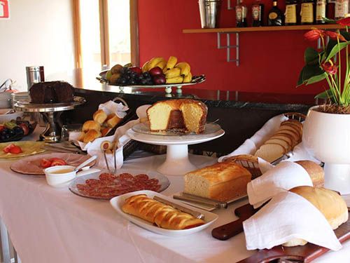 Café da manhã do Hotel Boutique Frangipani