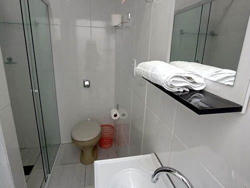 banheiro do Hotel Pousada Alvorada