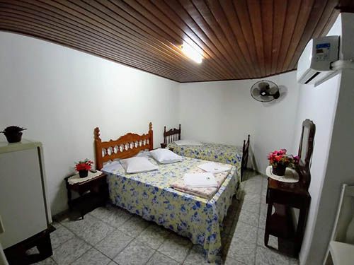 Camas do Hotel Pousada Alvorada