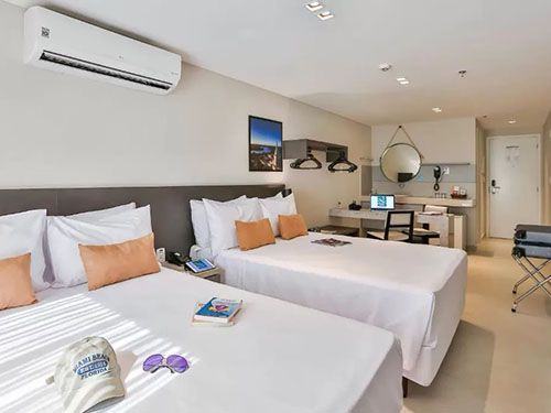 quarto do Quality Suítes João Pessoa