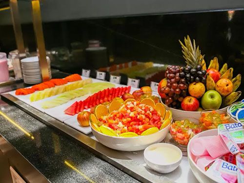 café da manhã do Quality Suítes João Pessoa