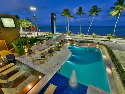 piscina do Hardman Praia Hotel