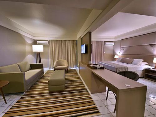 quarto do Hardman Praia Hotel