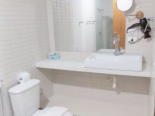 banheiro do Hotel Cabo Branco Atlântico