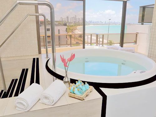 banheira do Hotel Cabo Branco Atlântico
